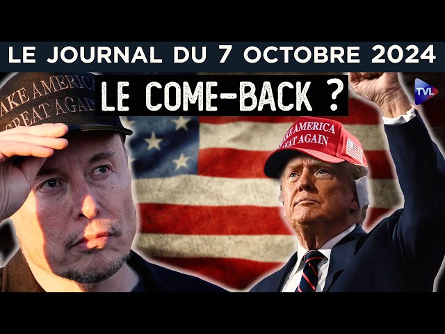 ⁣Donald Trump - Elon Musk : la victoire de l’anti-Système ? - JT du lundi 7 octobre 2024