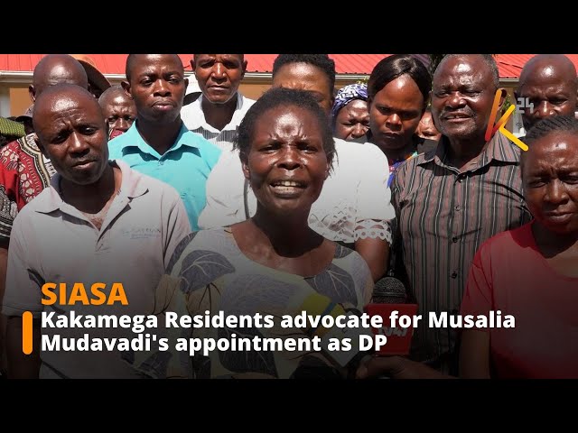 ⁣Kakamega Residents advocate for Musalia Mudavadi's appointment as DP