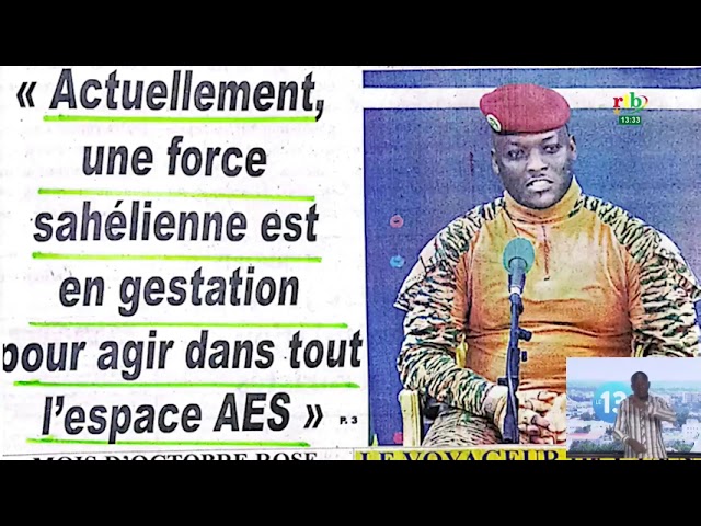 ⁣Revue de presse: la présidentielle en Tunisie et Antenne directe avec le Président du Faso, à la Une