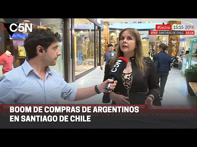 ⁣C5N en CHILE: BOOM de COMPRAS de ARGENTINOS por la DIFERENCIA de PRECIOS