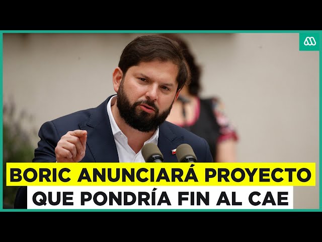 ⁣Presidente Boric anunciará proyecto que pone fin al CAE