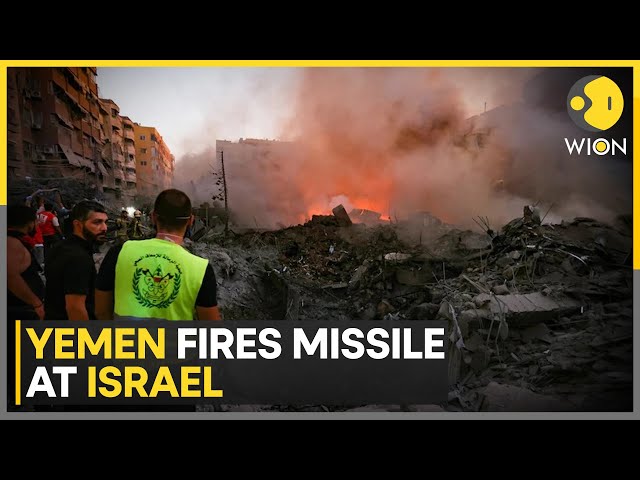 ⁣Israel-Hezbollah Conflict: Israel Claims Intercepting Missile Fired From Yemen | World News | WION