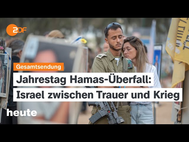 ⁣heute 19:00 Uhr vom 07.10.24 Jahrestag Hamas-Überfall, Rücktritt Kühnert, Abwehr von Asteroiden