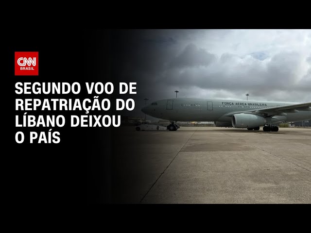 ⁣Segundo voo de repatriação do Líbano deixou o país | CNN 360°