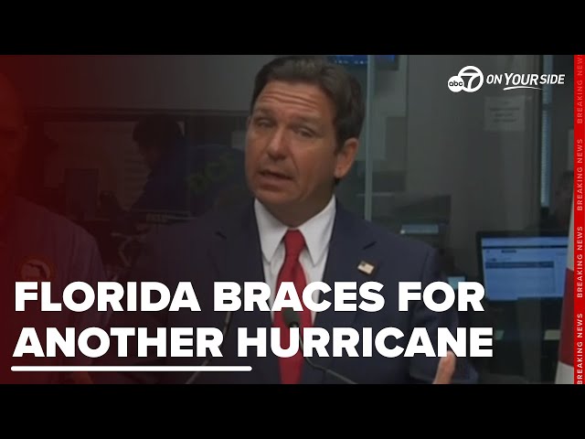 ⁣Gov. DeSantis warns of major evacuations to come as Hurricane Milton nears Florida