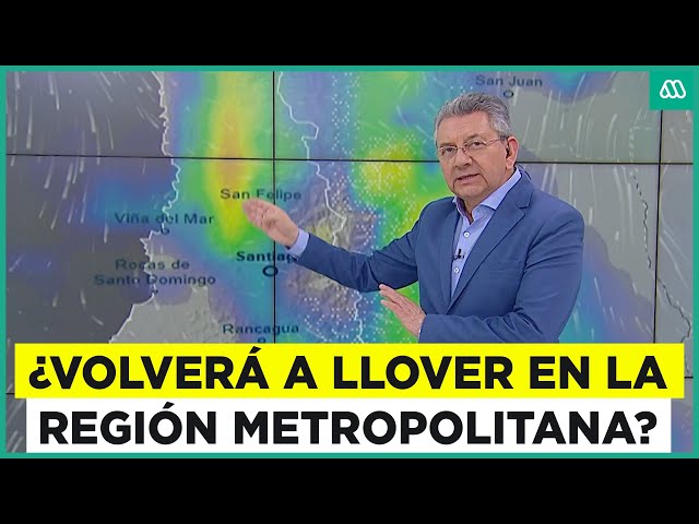 ⁣¿Volverá la lluvia en Santiago? Conoce el pronóstico de las precipitaciones