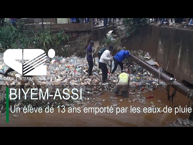 ⁣BIYEM-ASSI : Un élève de 13 ans emporté par les eaux de pluie