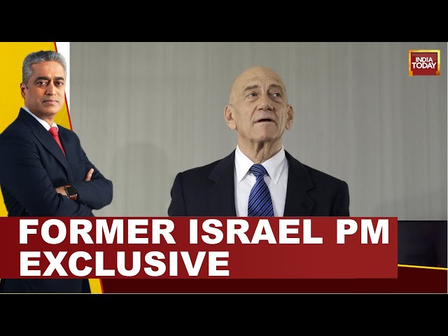 ⁣Rajdeep Sardesai Live With Former Israel PM Ehud Olmert Exclusive | Israel Vs Hamas | Live News