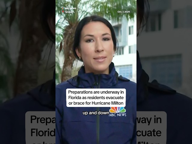 ⁣Florida prepares for Hurricane Milton ￼