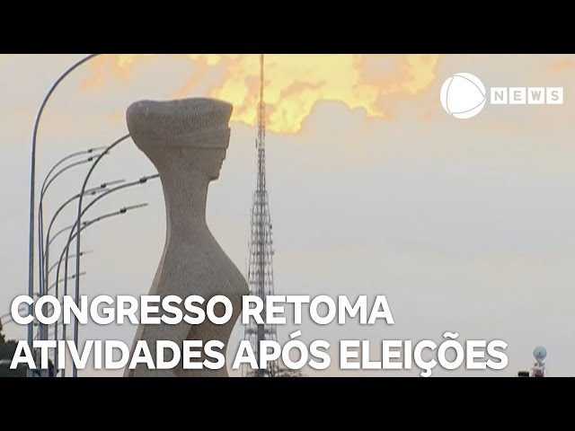 ⁣Congresso retoma atividades após primeiro turno de eleições