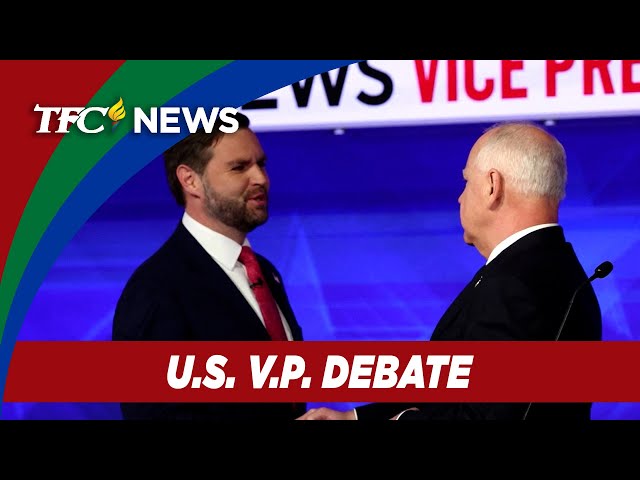 ⁣Tim Walz at JD Vance nagtapatan sa US Vice-Presidential debate | TFC News New York, USA