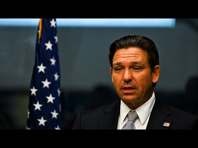 ⁣DeSantis gives update as Hurricane Milton churns toward Florida