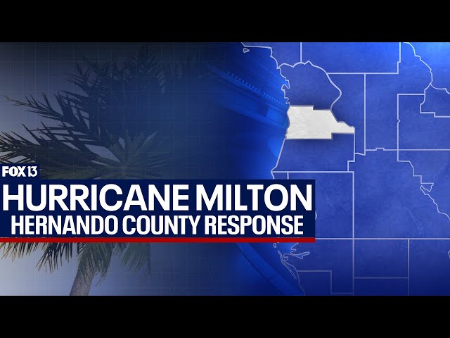 ⁣Hurricane Milton: Hernando County's preparations for the storm