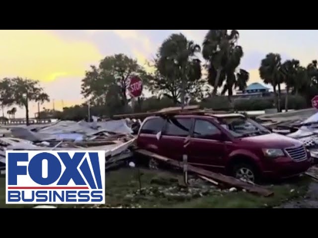 ⁣'TOTAL DEVASTATION': Florida island decimated by Helene braces for second storm