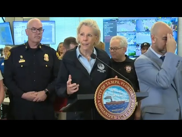 ⁣Tampa mayor urges residents to take Hurricane Milton seriously and get to higher ground