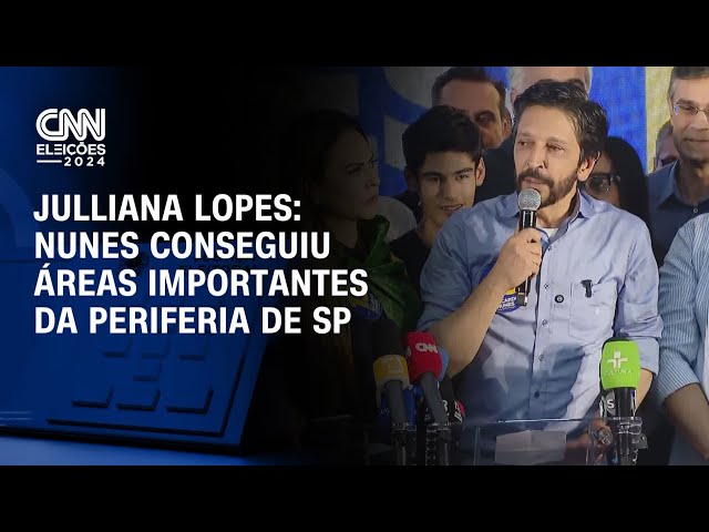 ⁣Julliana Lopes: Nunes conseguiu áreas importantes da periferia de SP | CNN ARENA