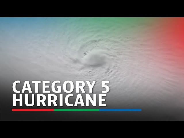 ⁣ISS video shows eye of Hurricane Milton