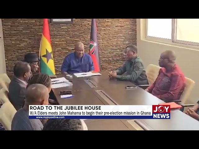 ⁣West African Elders meet John Mahama to begin their pre-election mission in Ghana. #ElectionHQ