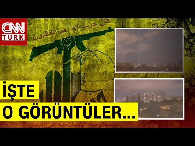 Tel Aviv'e Füze Saldırısı! İşte Hizbullah'ın O Saldırı Görüntüleri... | Tarafsız Bölge