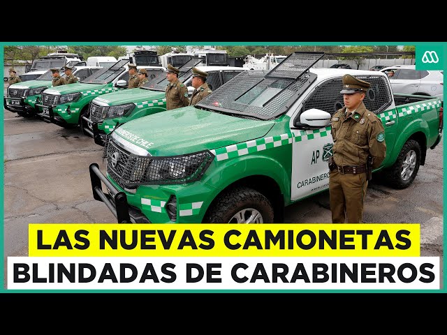 ⁣Seguridad: Hacen entrega de camionetas blindadas a Carabineros