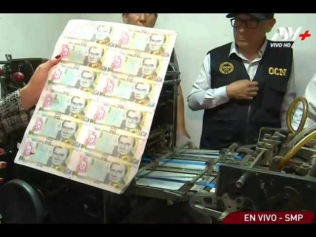 ⁣Intervienen galería donde se venía fabricando S/20 millones para ser enviados a Bolivia