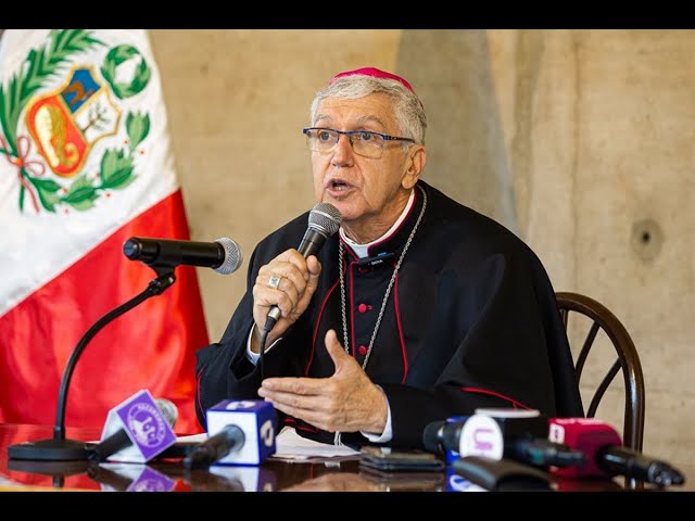 ⁣Cardenal Castillo pide la derogación de la ley de crimen organizado