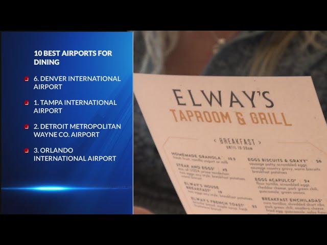 ⁣New listing ranks Denver International Airport among top 6 best food airports