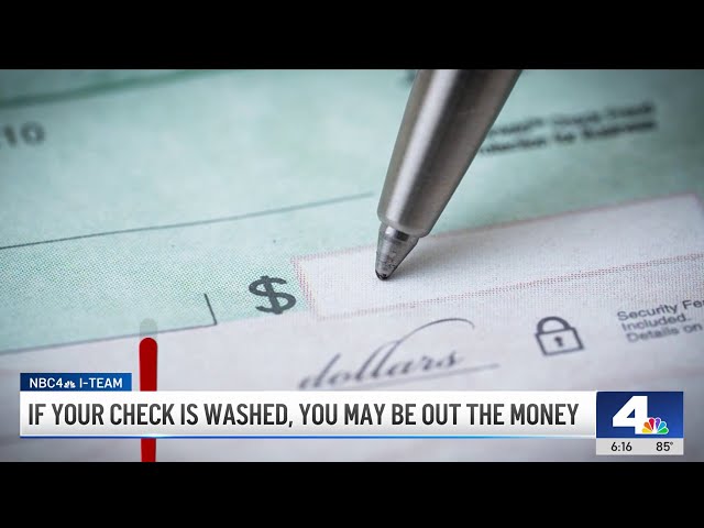 ⁣How to protect yourself from check-washing fraud