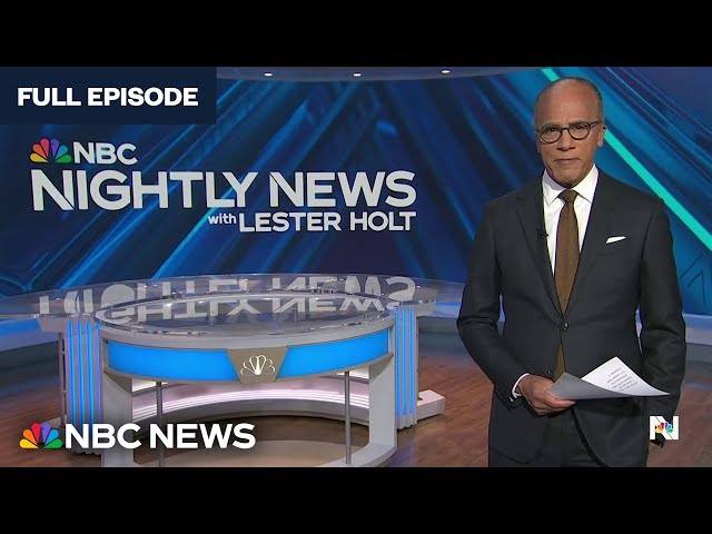 ⁣Nightly News Full Broadcast - Oct. 7