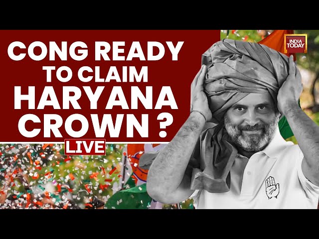 ⁣Haryana Results LIVE: Is Congress On Its Way To Claim The Crown Of Haryana? | Congress LIVE News