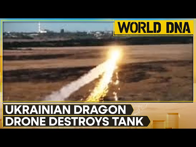 ⁣Russia-Ukraine War: Fire-Spitting Drones Melt Russian Armour | World DNA | WION