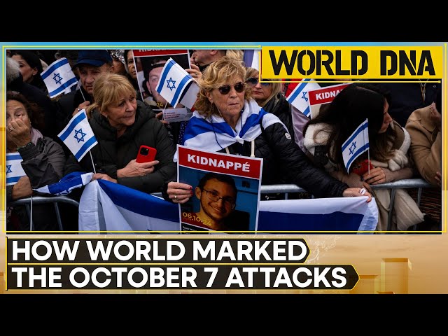 ⁣Israel-Hamas War: Israeli Citizens Hold A Moment Of Silence For Oct 7 Victims | WION World DNA