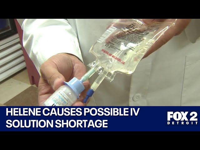 ⁣Hospitals in Metro Detroit conserve on IV bags due to Hurricane Helene fallout