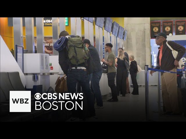 ⁣Logan Airport travelers anxious as Hurricane Milton approaches Florida