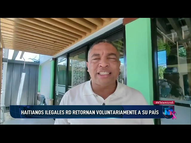 ⁣Haitianos ilegales en RD regresan voluntariamente a su país