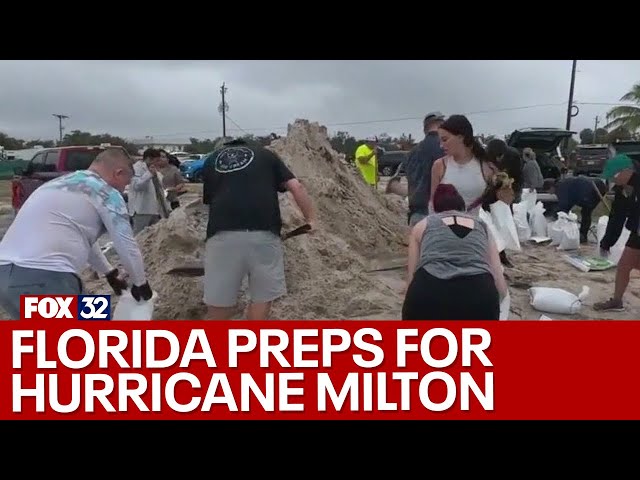 ⁣Florida prepares for Hurricane Milton