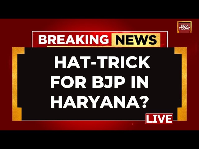 ⁣Haryana Results LIVE: Big Win For BJP In Haryana? | Haryana Assembly Elections LIVE Result Updates