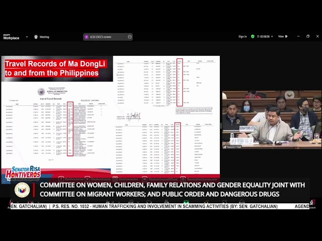 ⁣Sen. Jinggoy Estrada grills Bureau of Immigration for false info in initial report