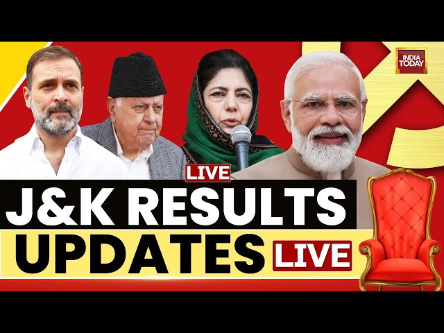 ⁣India Today LIVE: Jammu Kashmir Results LIVE | Assembly Election Result LIVE Updates | J&K News 