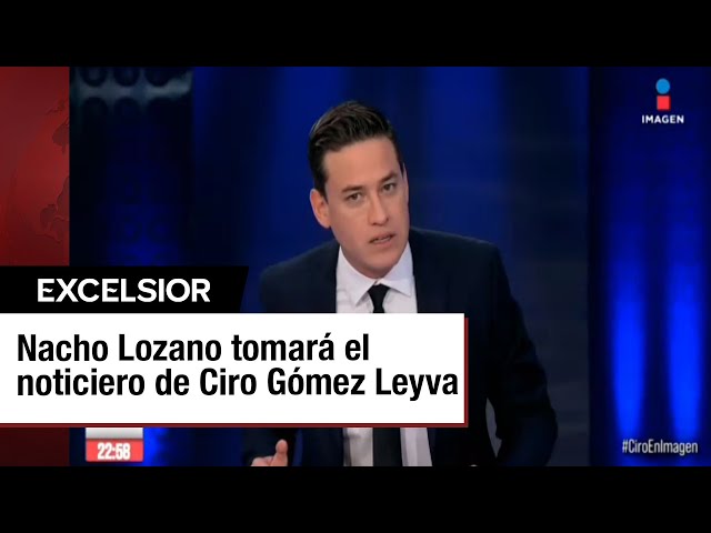 ⁣Imagen Noticias con Nacho Lozano a partir del 21 de octubre