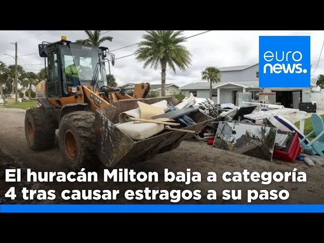 ⁣Florida emite órdenes de evacuación mientras el huracán Milton se aproxima