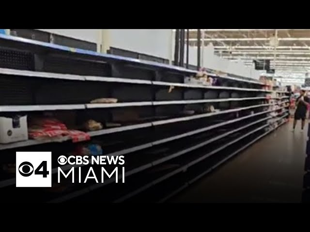 ⁣Long gas lines, store supplies running low in Central Florida ahead of Hurricane Milton