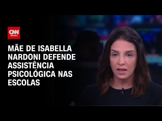 ⁣Mãe de Isabella Nardoni defende assistência psicológica nas escolas | LIVE CNN