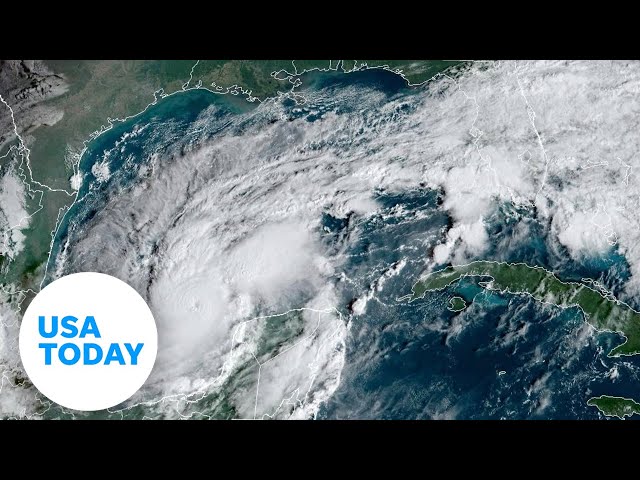 ⁣Hurricane Milton heads toward Florida after hitting Mexico | USA TODAY