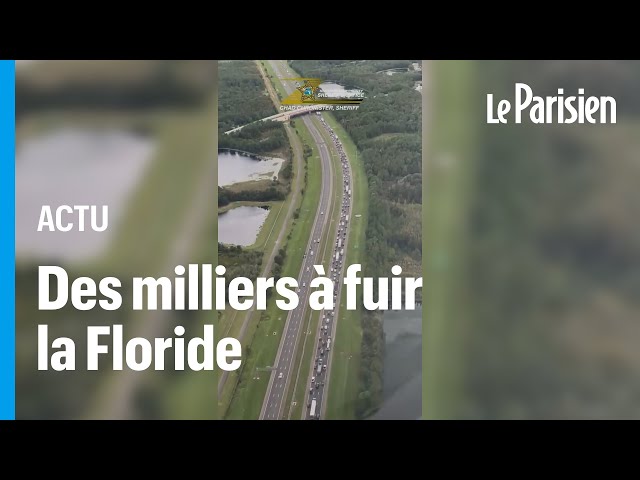 ⁣Ouragan Milton : les évacuations causent des embouteillages impressionnants sur les autoroutes