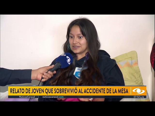 ⁣Relato de joven que sobrevivió al accidente de La Mesa, en Cundinamarca: "Sentí olor a quemado&