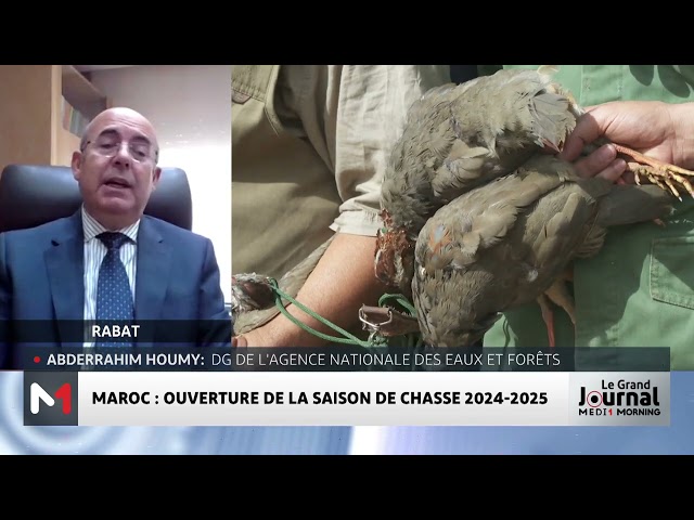 ⁣Ouverture de la saison de chasse 2024 -2025, le point avec Abderrahim Houmy