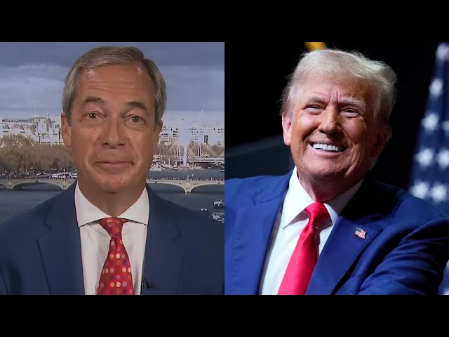 ⁣‘Go get 'em Donald’: Nigel Farage praises Trump’s election campaign