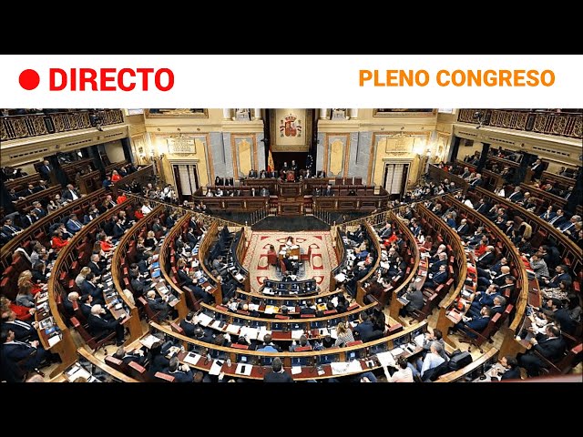 ⁣CONGRESO  EN DIRECTO: SESIÓN PLENARIA en la CÁMARA BAJA (08/10/2024) | RTVE Noticias