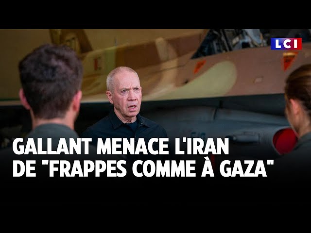 ⁣Yoav Gallant menace l'Iran de "frappes comme à Gaza"